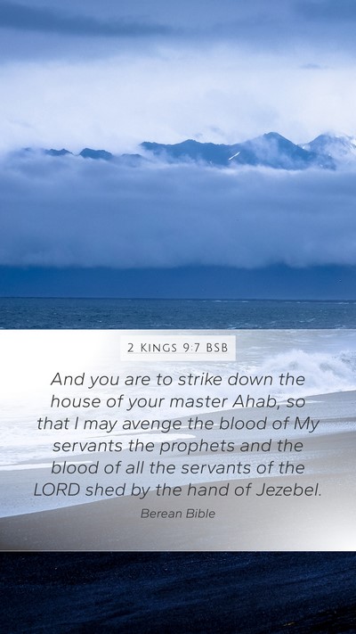 2 Kings 9:7 BSB Bible Verse Image