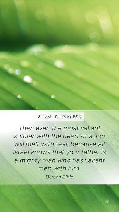 2 Samuel 17:10 BSB Bible Verse Image