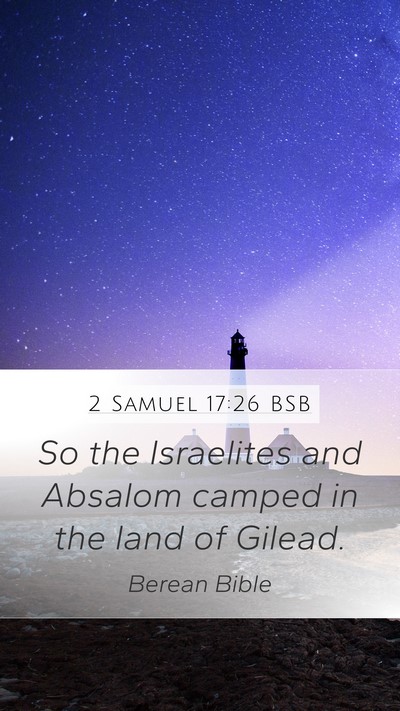 2 Samuel 17:26 BSB Bible Verse Image