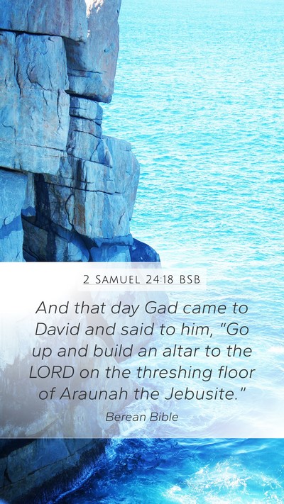 2 Samuel 24:18 BSB Bible Verse Image
