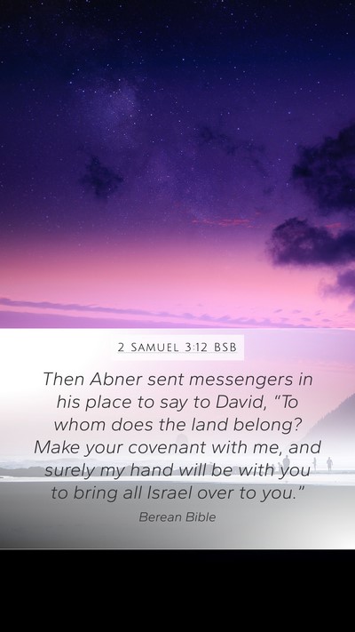2 Samuel 3:12 BSB Bible Verse Image