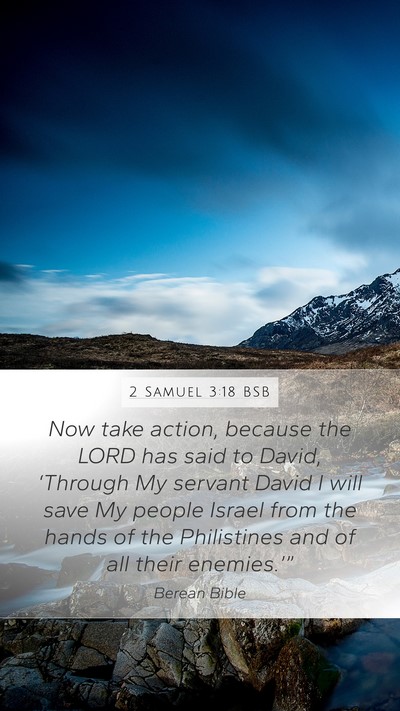 2 Samuel 3:18 BSB Bible Verse Image