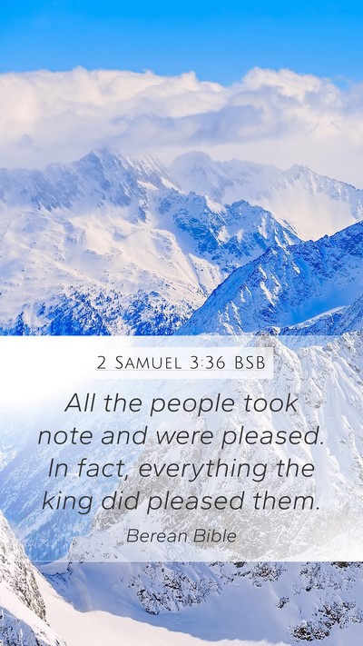 2 Samuel 3:36 BSB Bible Verse Image