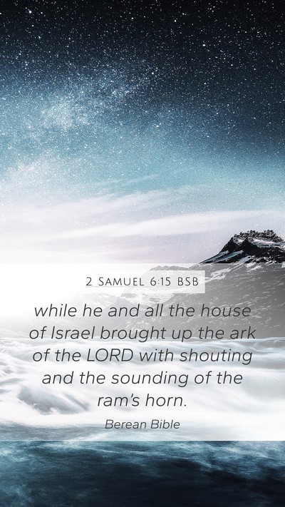 2 Samuel 6:15 BSB Bible Verse Image