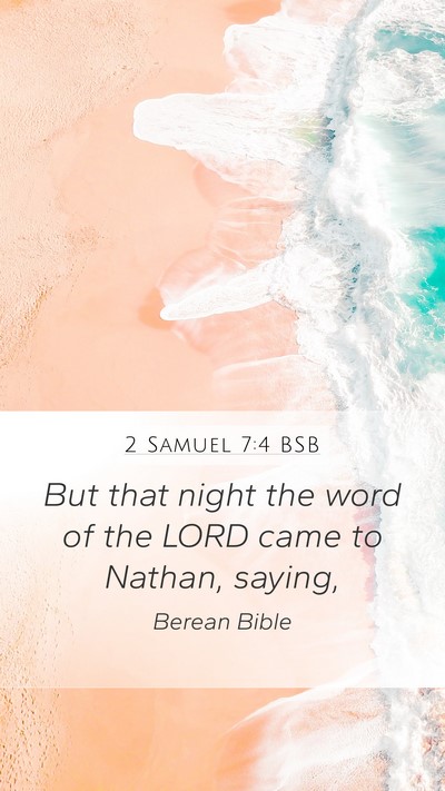 2 Samuel 7:4 BSB Bible Verse Image