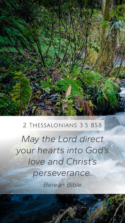 2 Thessalonians 3:5 BSB Bible Verse Image