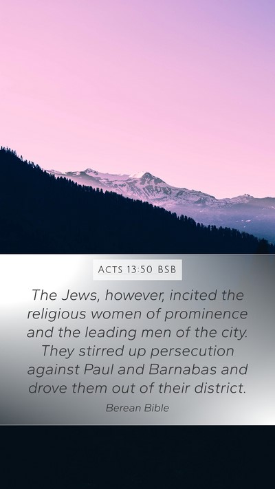 Acts 13:50 BSB Bible Verse Image