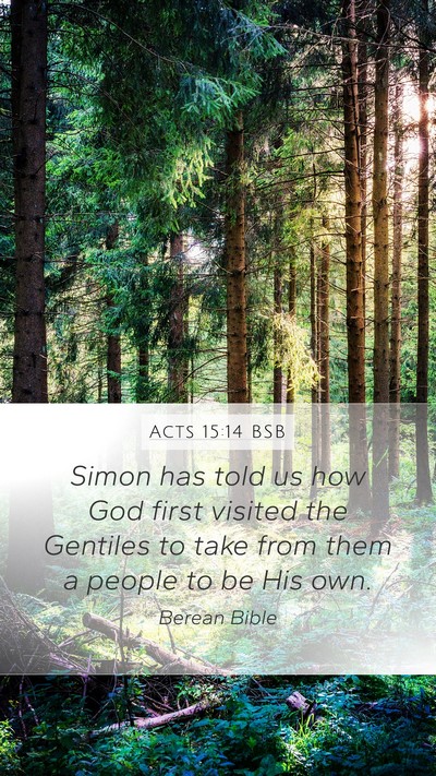 Acts 15:14 BSB Bible Verse Image