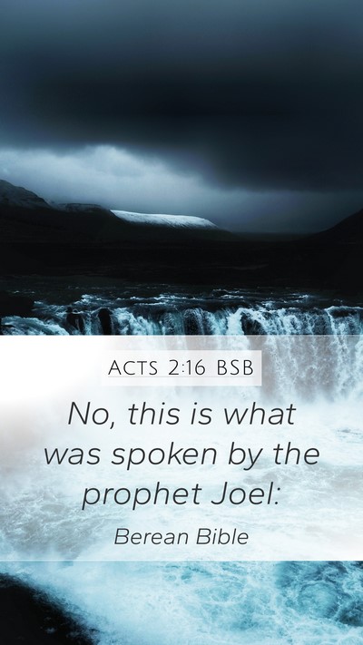 Acts 2:16 BSB Bible Verse Image