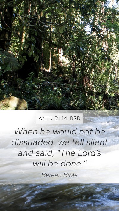 Acts 21:14 BSB Bible Verse Image