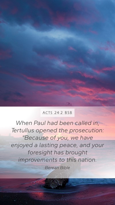 Acts 24:2 BSB Bible Verse Image