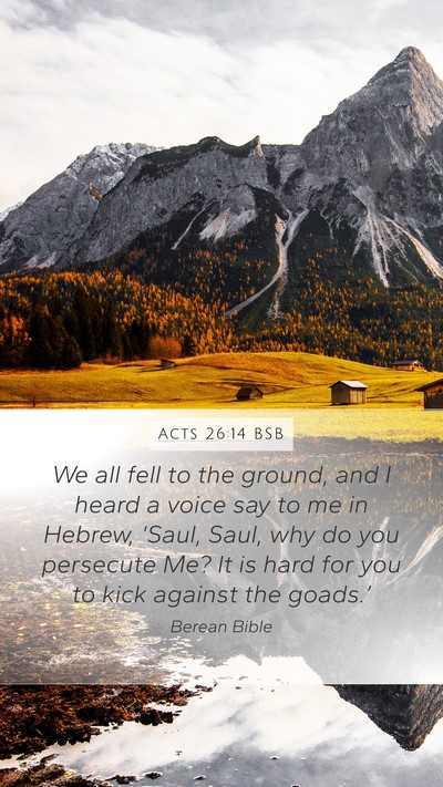 Acts 26:14 BSB Bible Verse Image