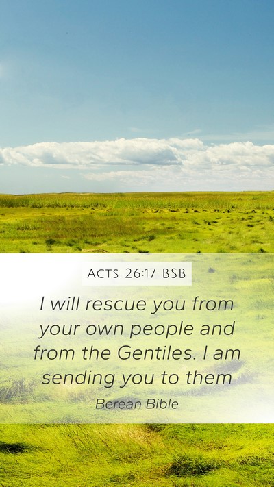 Acts 26:17 BSB Bible Verse Image
