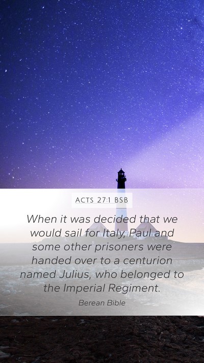 Acts 27:1 BSB Bible Verse Image
