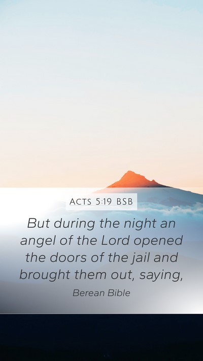 Acts 5:19 BSB Bible Verse Image