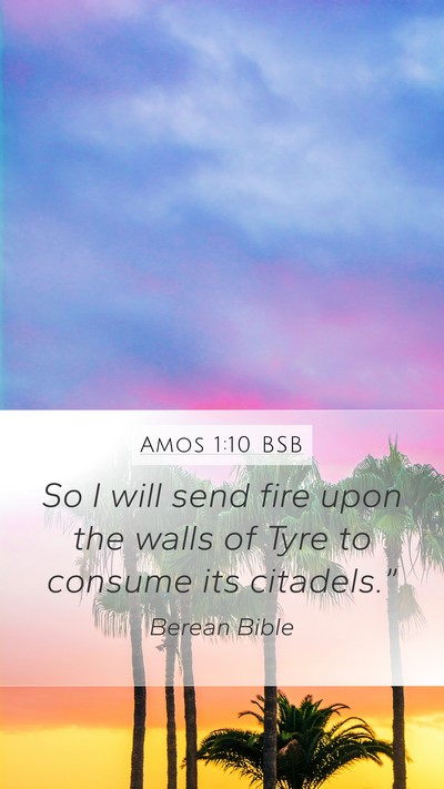 Amos 1:10 BSB Bible Verse Image