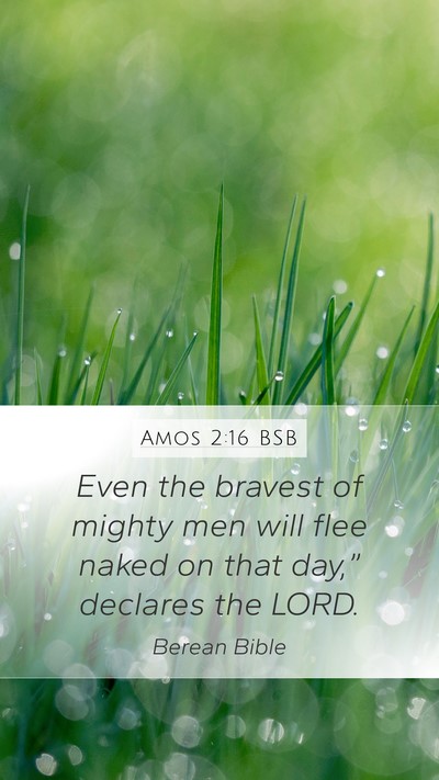 Amos 2:16 BSB Bible Verse Image