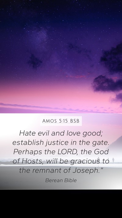 Amos 5:15 BSB Bible Verse Image