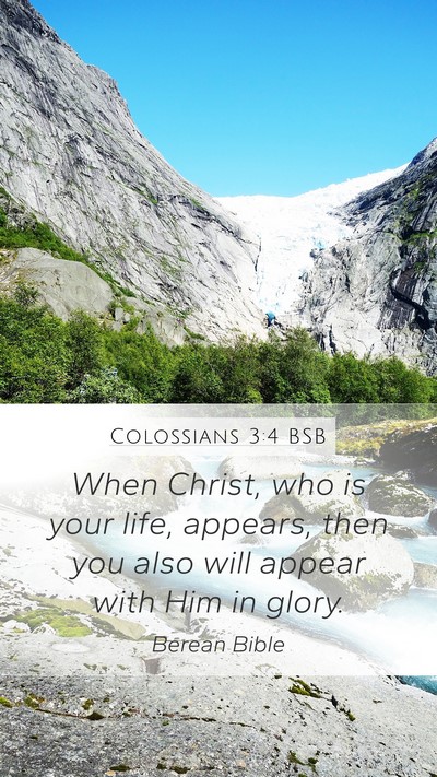 Colossians 3:4 BSB Bible Verse Image