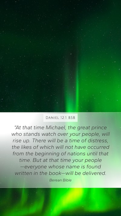 Daniel 12:1 BSB Bible Verse Image