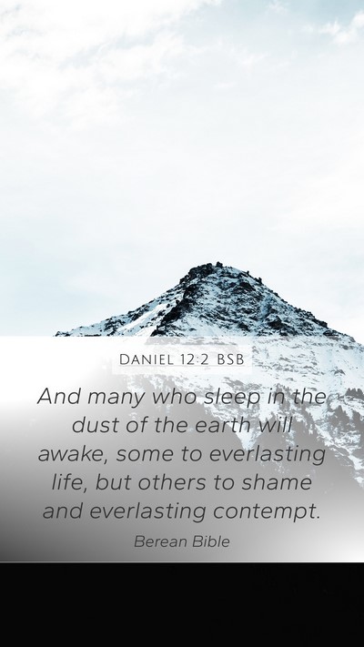 Daniel 12:2 BSB Bible Verse Image
