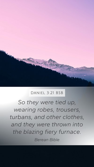 Daniel 3:21 BSB Bible Verse Image