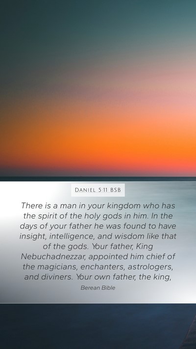 Daniel 5:11 BSB Bible Verse Image