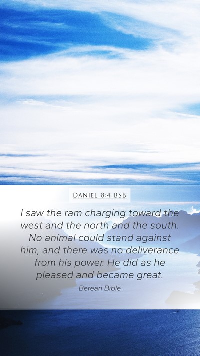 Daniel 8:4 BSB Bible Verse Image