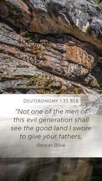 Deuteronomy 1:35 BSB Bible Verse Image