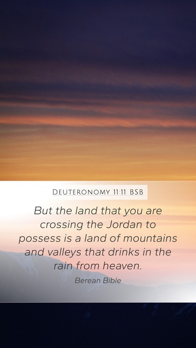Deuteronomy 11:11 BSB Bible Verse Image