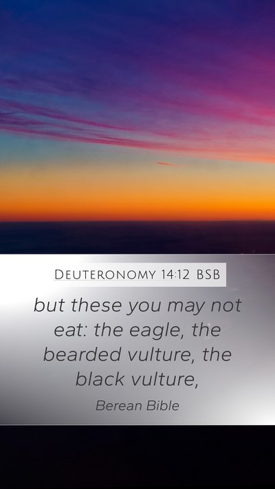 Deuteronomy 14:12 BSB Bible Verse Image