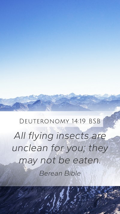 Deuteronomy 14:19 BSB Bible Verse Image