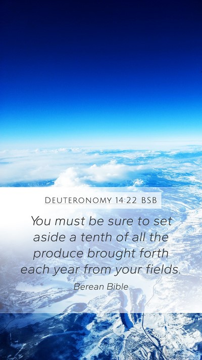 Deuteronomy 14:22 BSB Bible Verse Image
