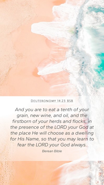 Deuteronomy 14:23 BSB Bible Verse Image