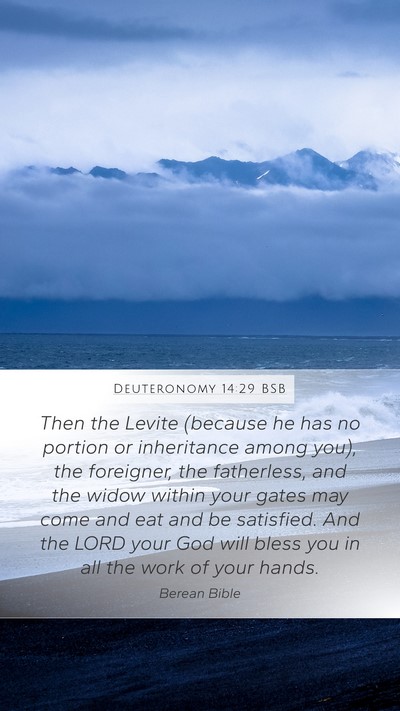 Deuteronomy 14:29 BSB Bible Verse Image
