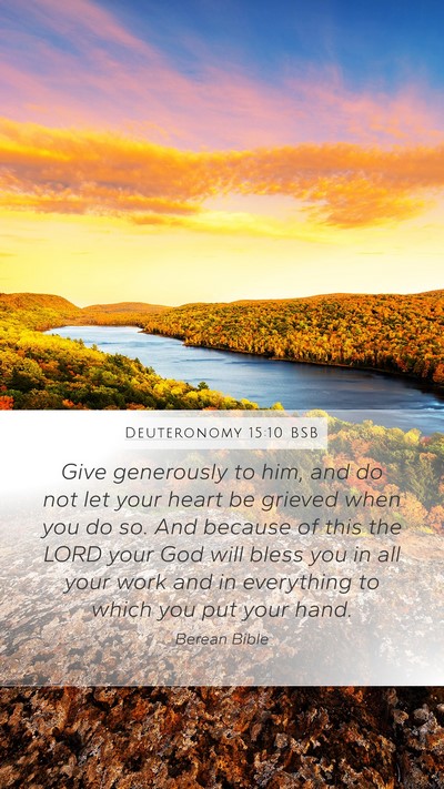 Deuteronomy 15:10 BSB Bible Verse Image