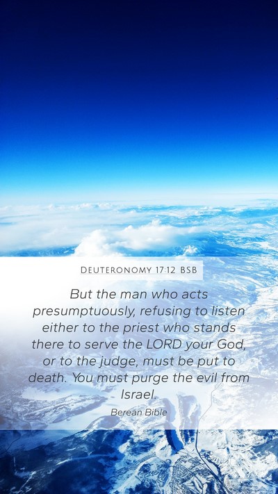 Deuteronomy 17:12 BSB Bible Verse Image