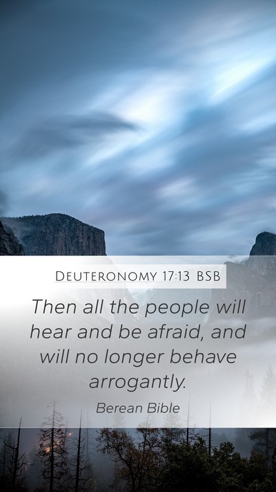 Deuteronomy 17:13 BSB Bible Verse Image