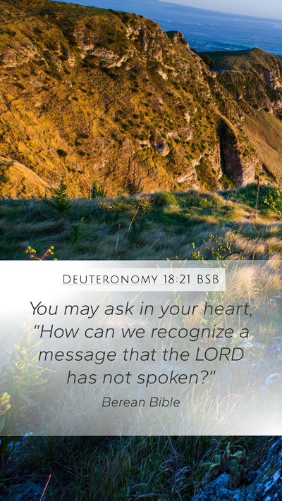 Deuteronomy 18:21 BSB Bible Verse Image