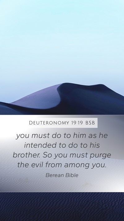 Deuteronomy 19:19 BSB Bible Verse Image