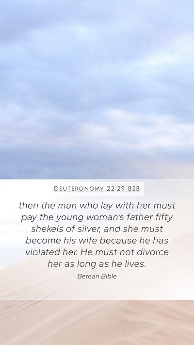 Deuteronomy 22:29 BSB Bible Verse Image