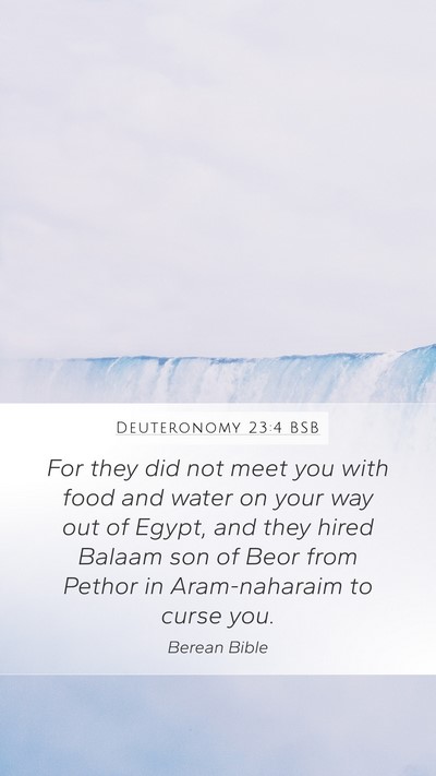 Deuteronomy 23:4 BSB Bible Verse Image