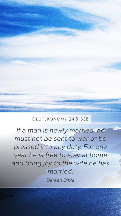 Deuteronomy 24:5 BSB Bible Verse Image