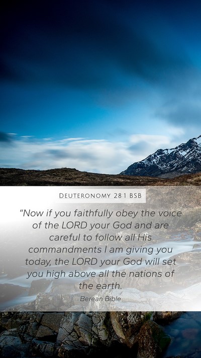 Deuteronomy 28:1 BSB Bible Verse Image