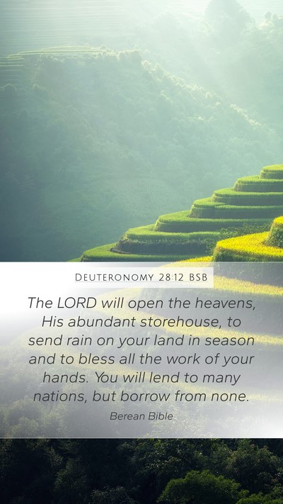 Deuteronomy 28:12 BSB Bible Verse Image