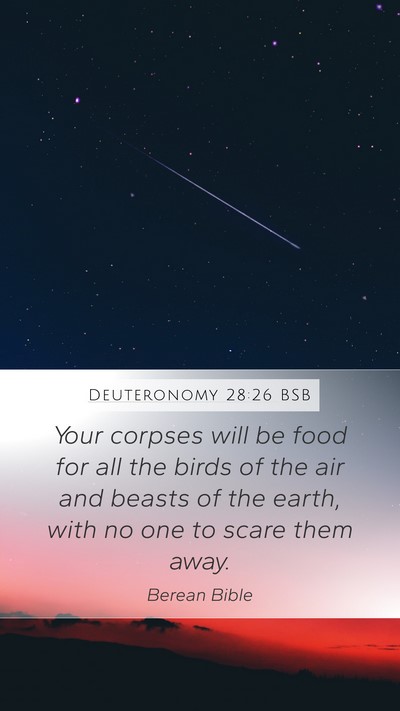 Deuteronomy 28:26 BSB Bible Verse Image