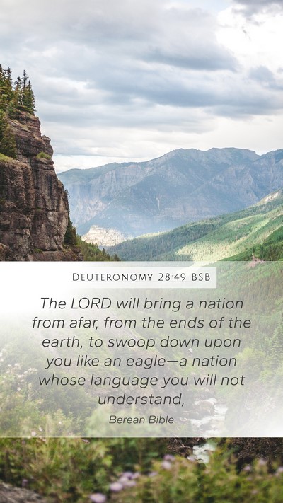 Deuteronomy 28:49 BSB Bible Verse Image