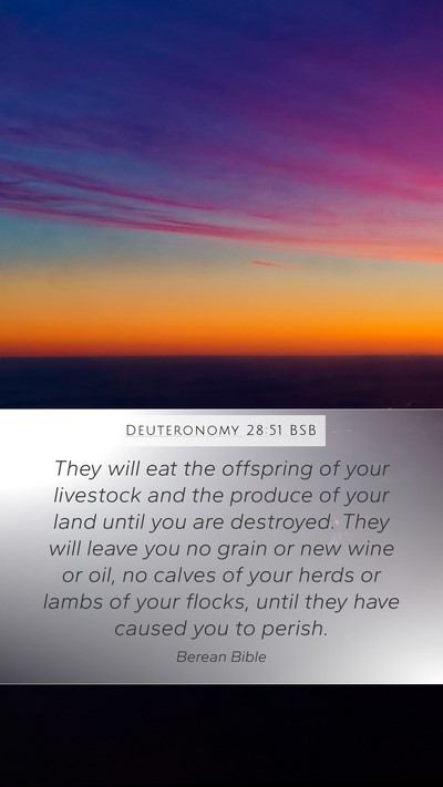 Deuteronomy 28:51 BSB Bible Verse Image