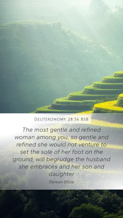Deuteronomy 28:56 BSB Bible Verse Image