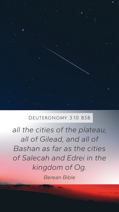Deuteronomy 3:10 BSB Bible Verse Image